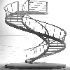 Wooden Spiral Staircase - Thumbnail 1