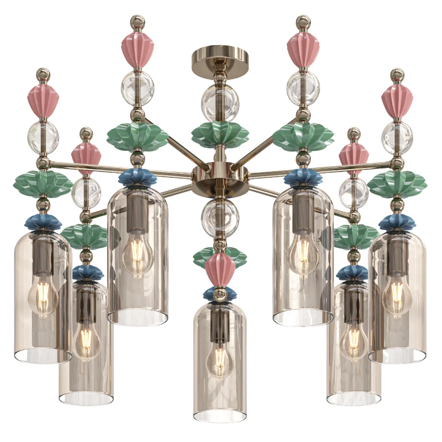 Chandelier on a rod Odeon Light Bizet - Image 1