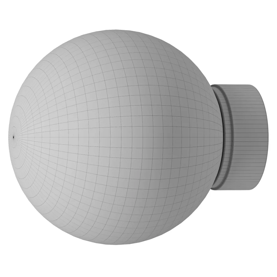 Tom Dixon Globe Opal Surface Wall Light White LED - Image 3