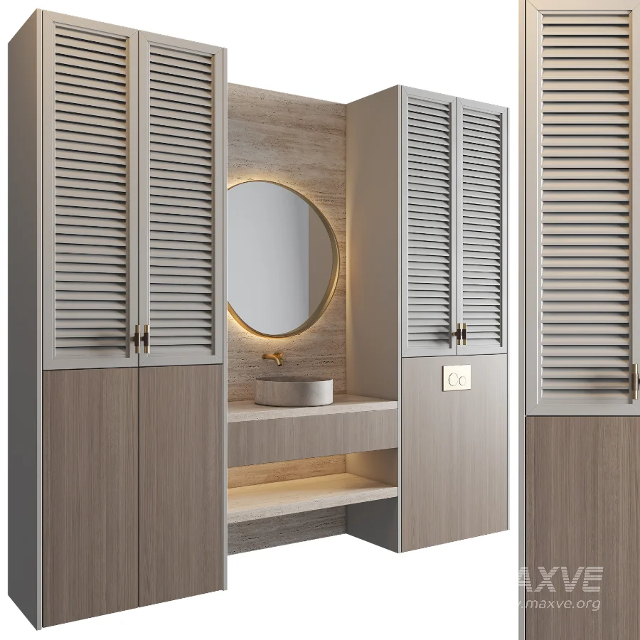 Bathroom Furniture Set 02 - Image 2