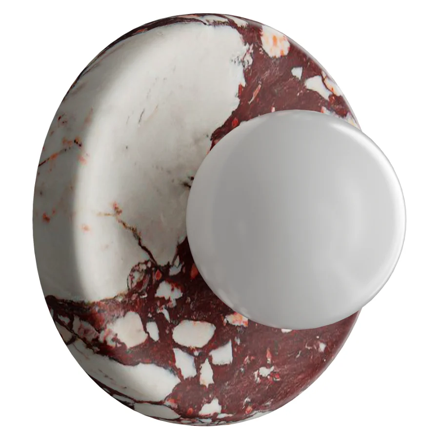 Orli Red Marble Sconce - Image 2