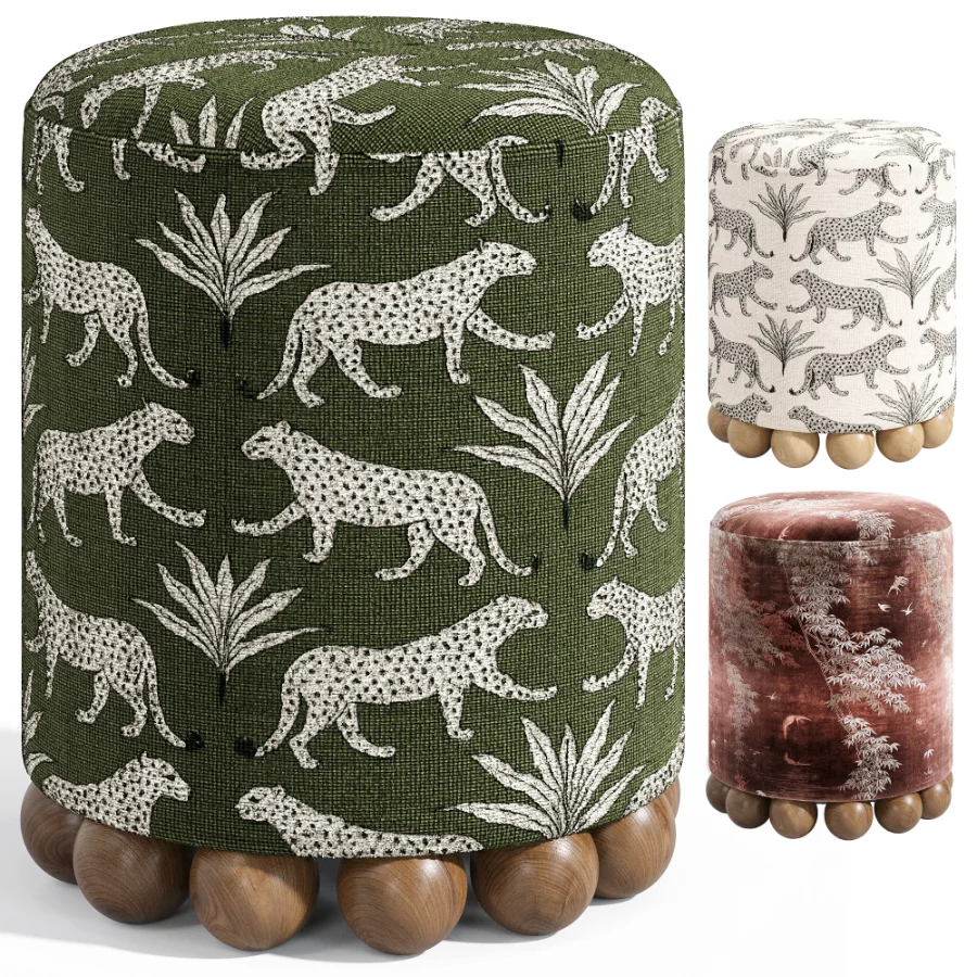 Ella Ottoman Pouf By Meadow - Image 1