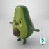 Avocado Cartoon 3D Character - Thumbnail 24