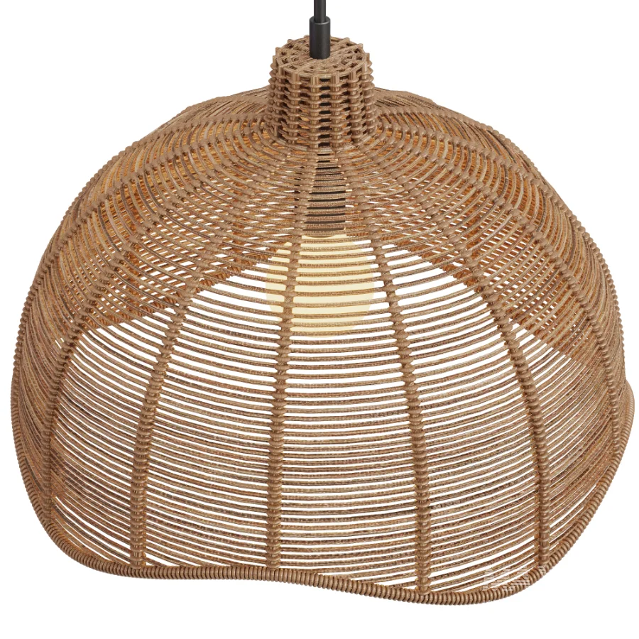 Farmhouse Rope Pendant Light - Image 5
