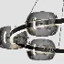 DILAN RING chandelier 6 heads - Thumbnail 4