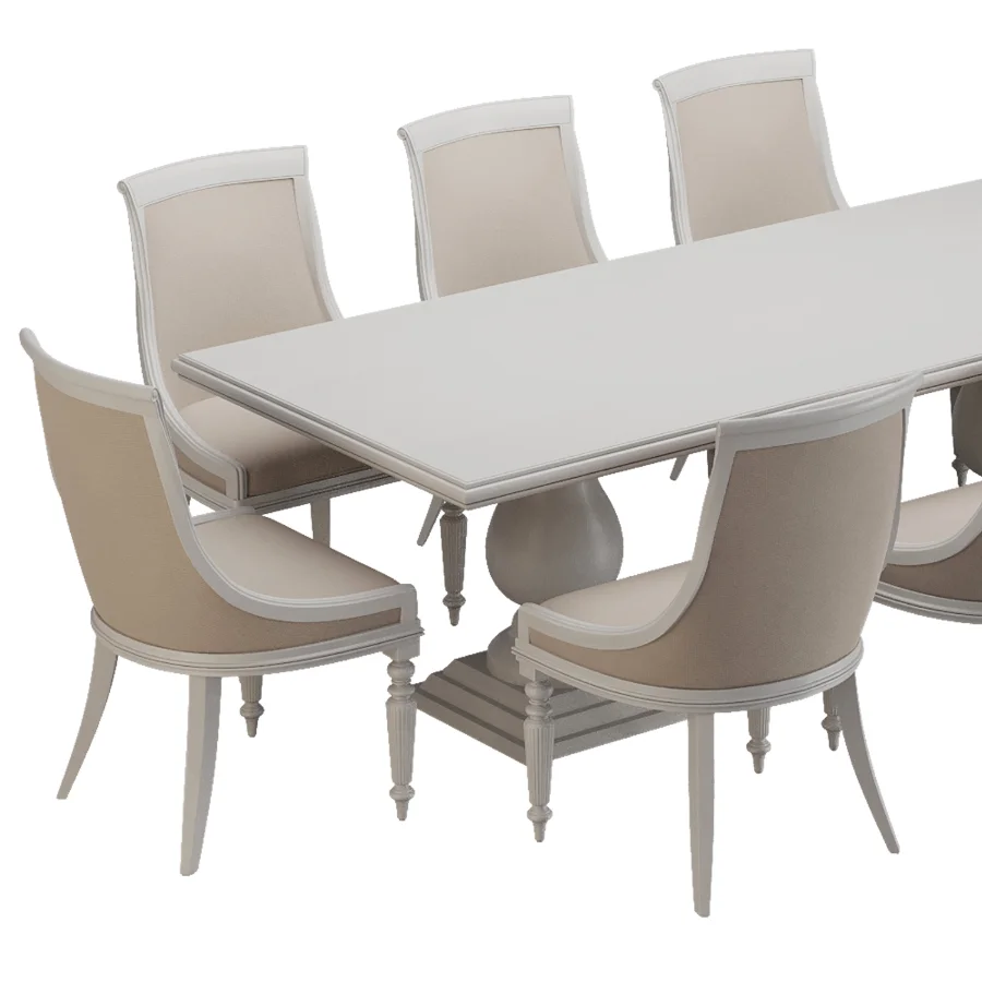 Dinning chair and table369 - Image 4