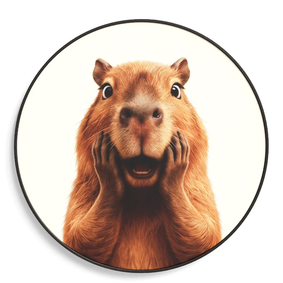 Surprised Capybara Wall painting - Image 1