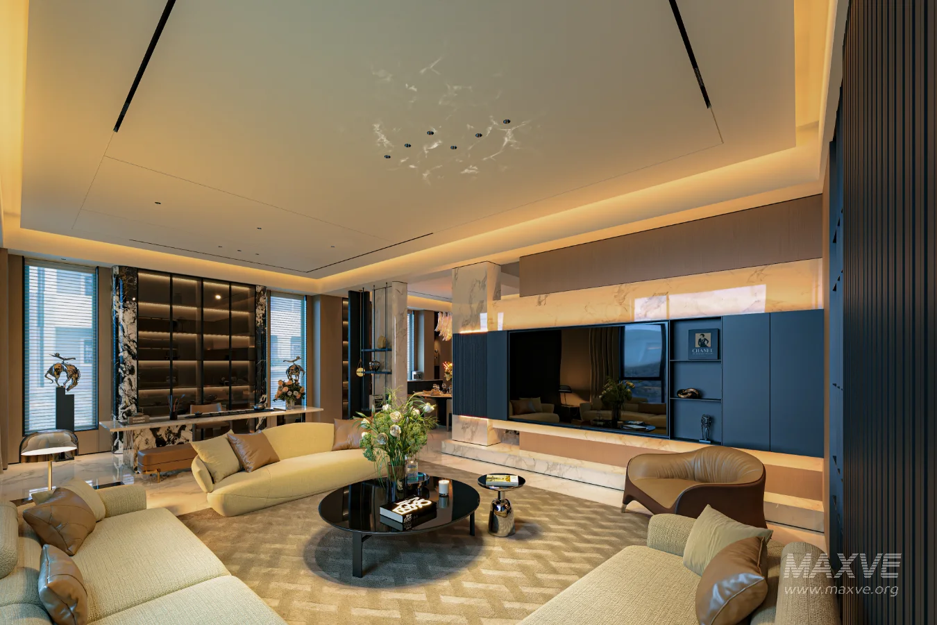 Modern living room dining room - Image 4