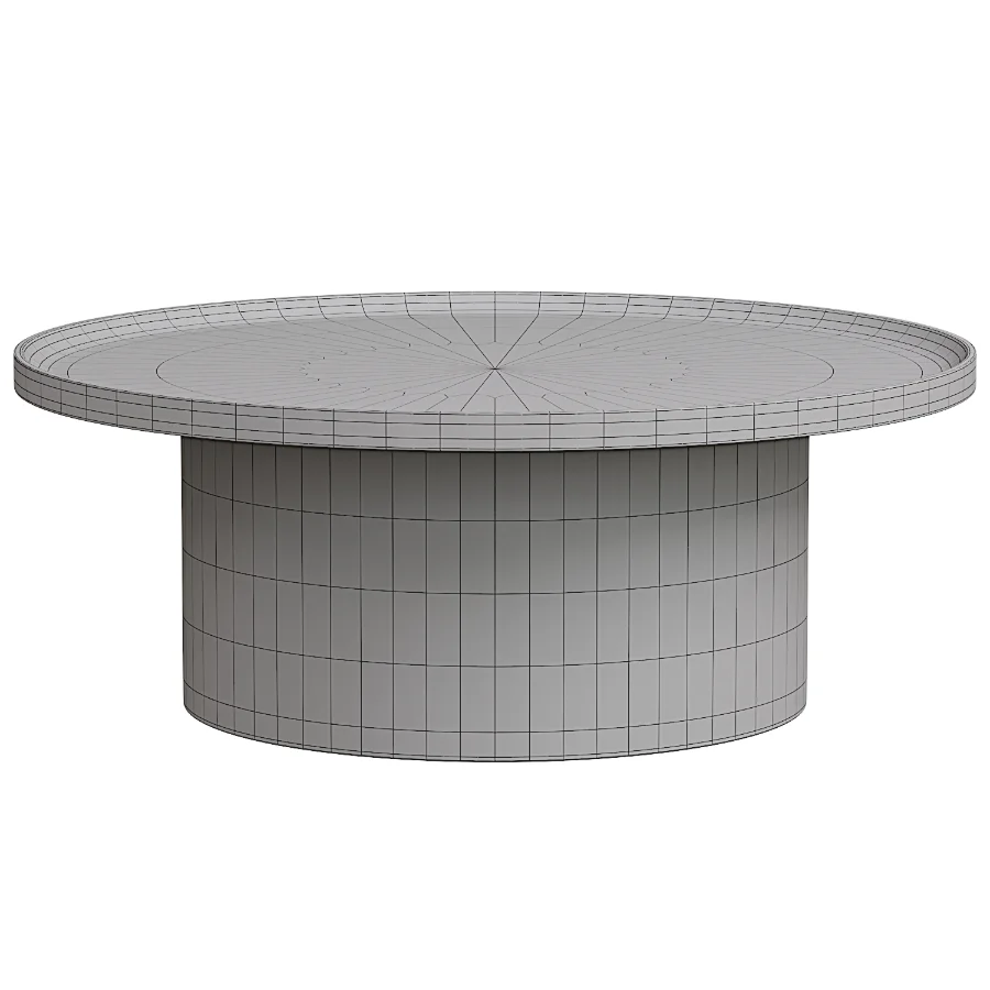 Ashtin Pedestal Coffee Table - Image 2