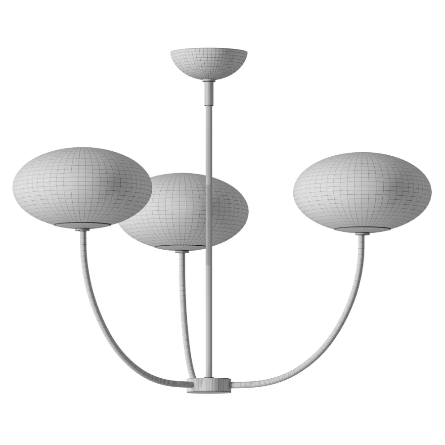 Talia 3 Light Round Chandelier - Image 3