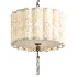 Chandelier with a fabric shade and a green tassel Green Tassel - Thumbnail 3