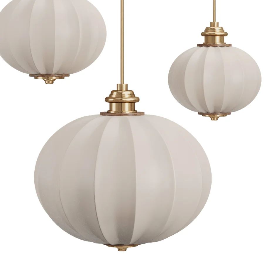 Plaza Linen Pendant Light - Image 3