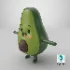 Avocado Cartoon 3D Character - Thumbnail 26