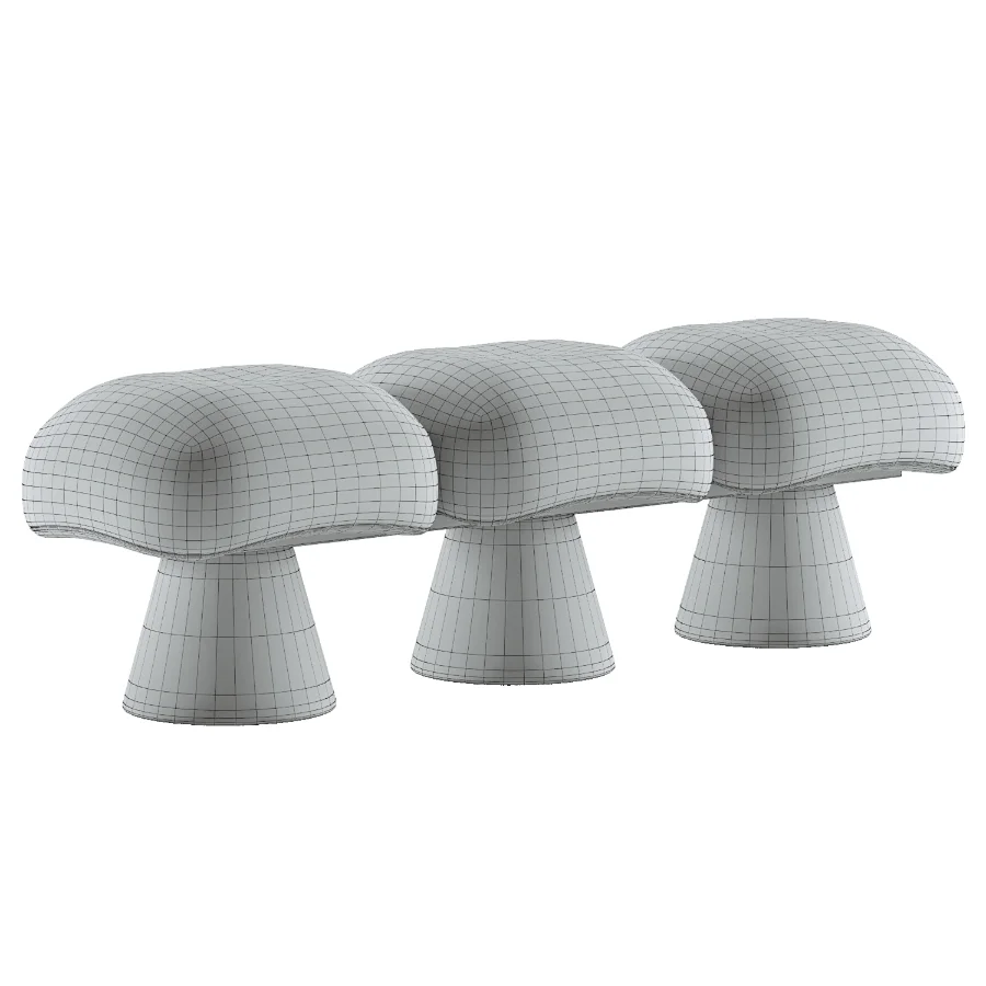 Mushroom Bench 02 - Image 1