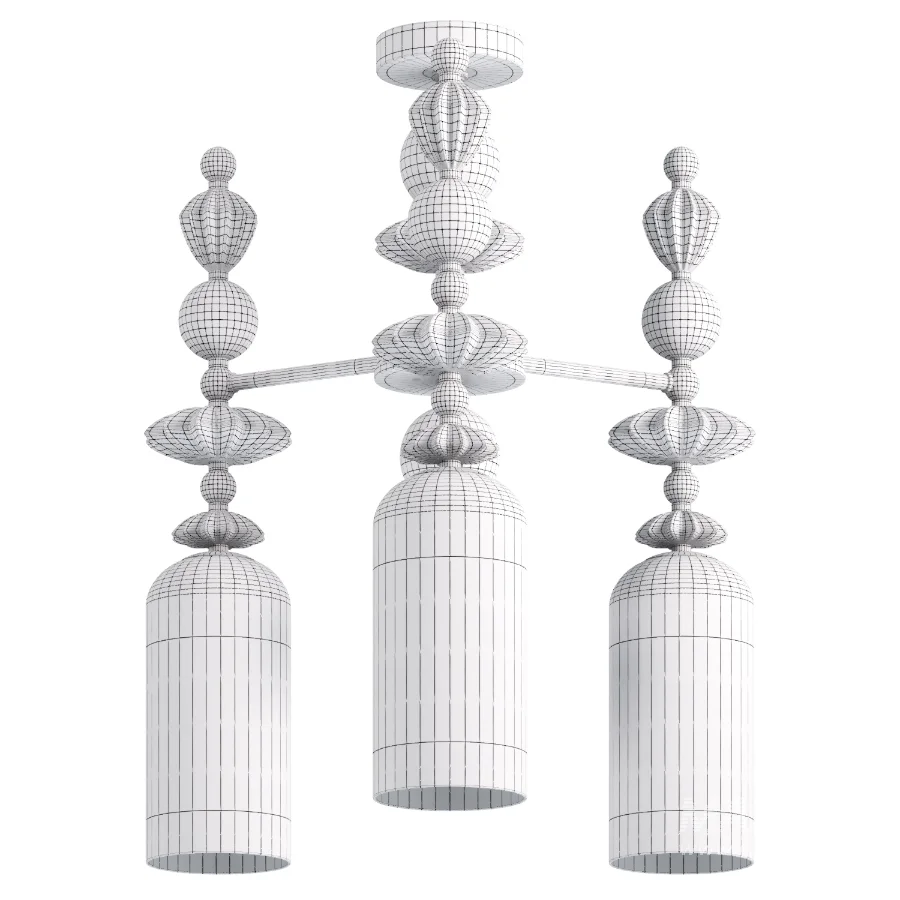 Chandelier on a rod Odeon Light BIZET - Image 1