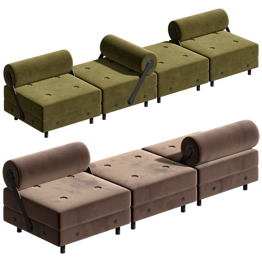 Todo Modo Sofa Ottoman By Tecno - Image 3