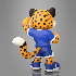 Cartoon Leopard Mascot Character - Thumbnail 2
