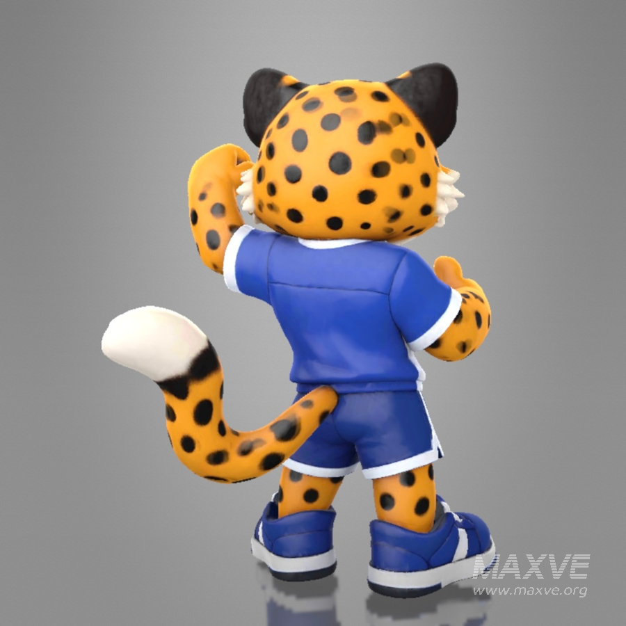Cartoon Leopard Mascot Character - Image 2