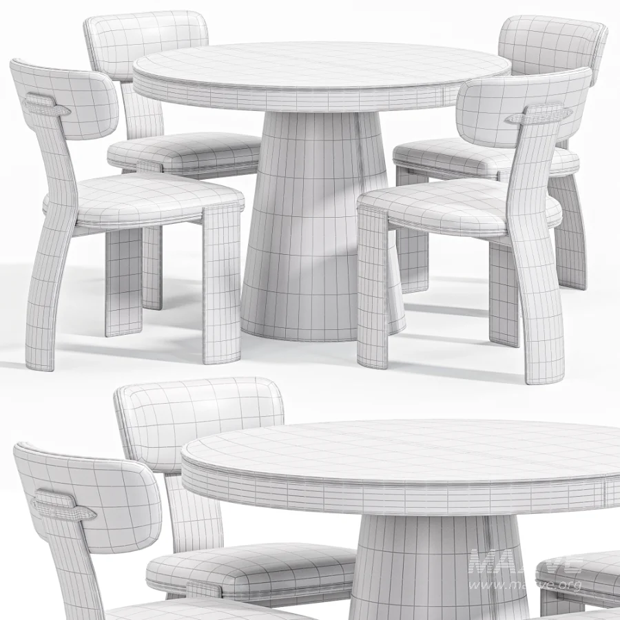 Lagen Round Table and Pegase Chair - Image 7