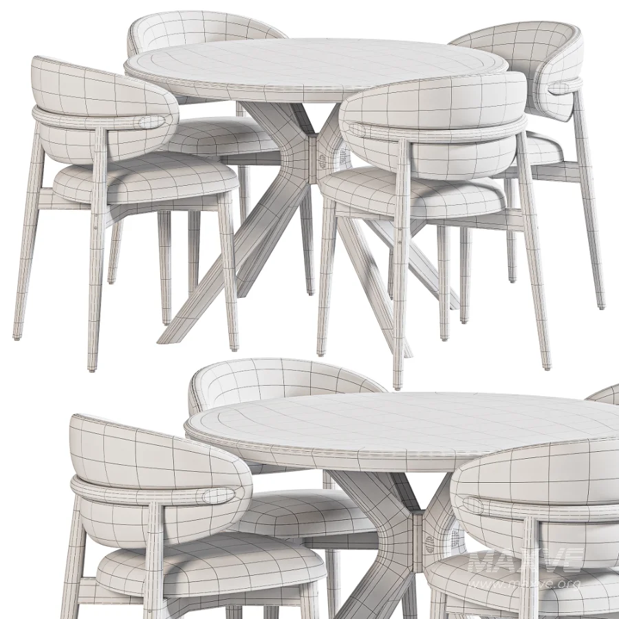 Ferrara Chair Leyptsig Dining Table - Image 5