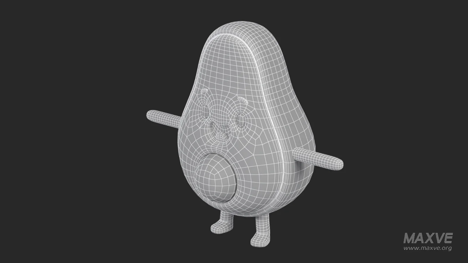 Avocado Cartoon 3D Character - Image 10