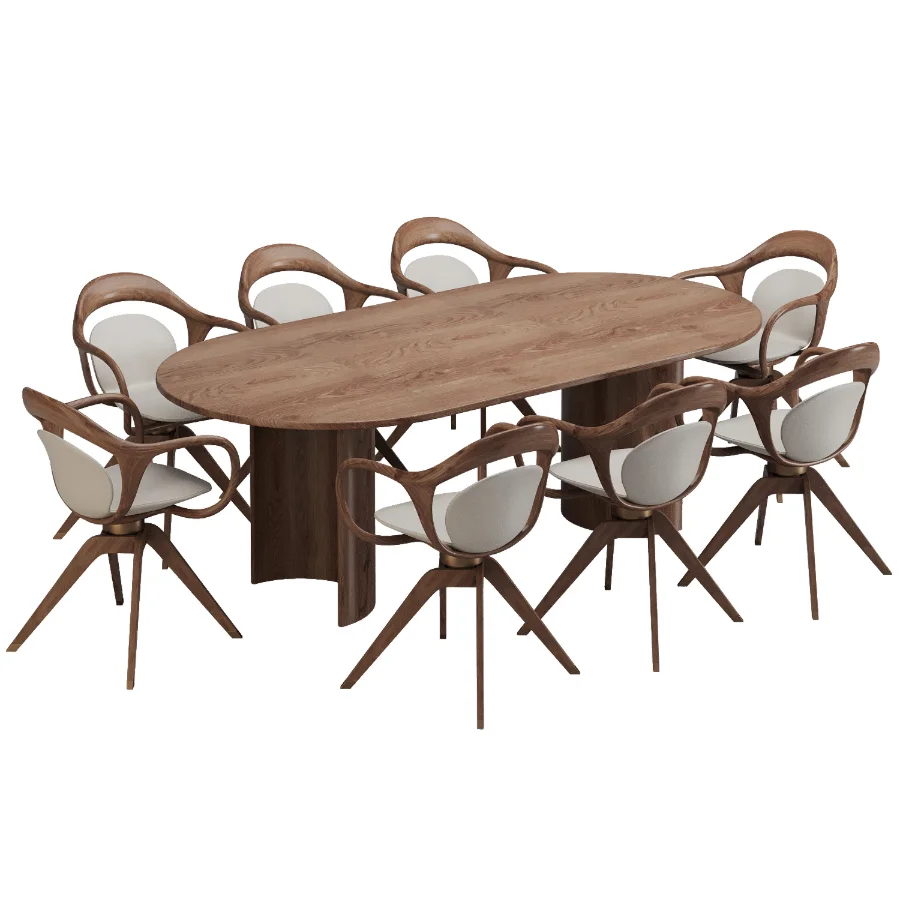Dinning chair and table350 - Image 1
