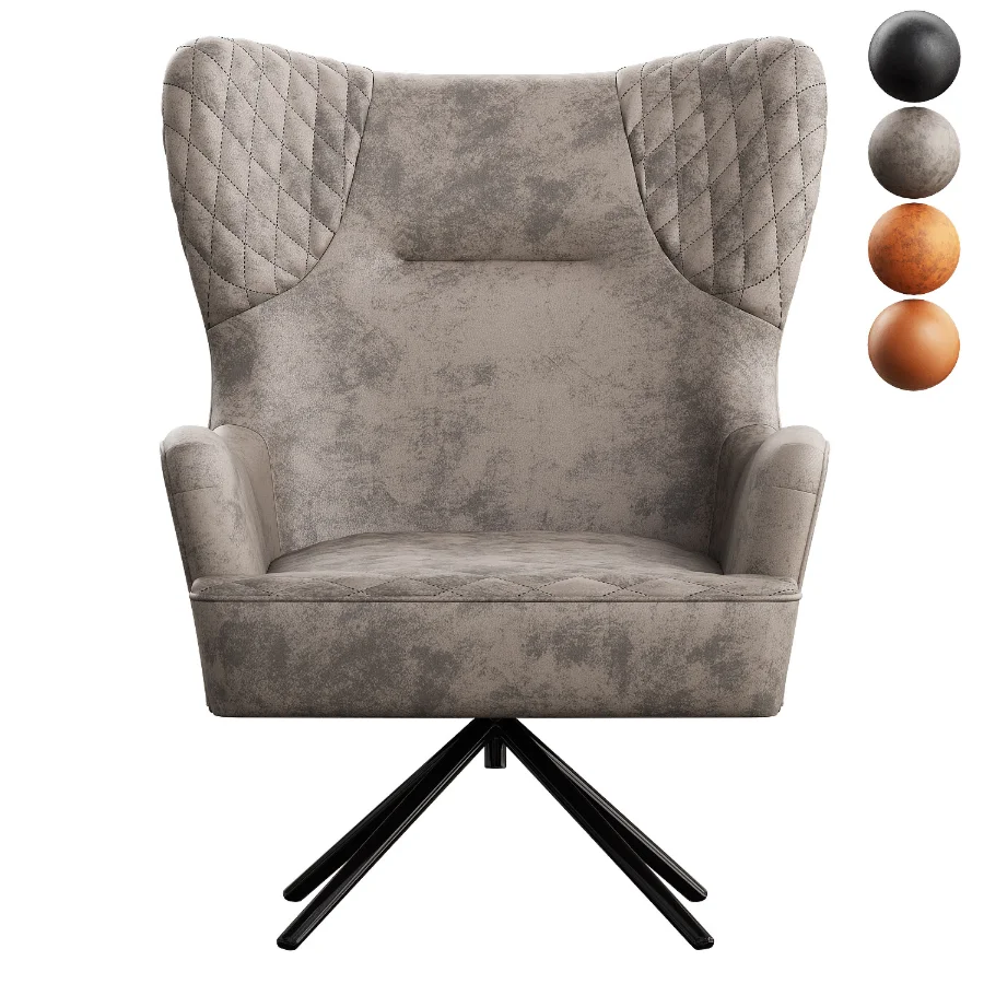 BARNABY ARMCHAIR MOLESKIN MUSSEL - Image 2