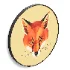 Wall Painting Braun Fox - Thumbnail 2