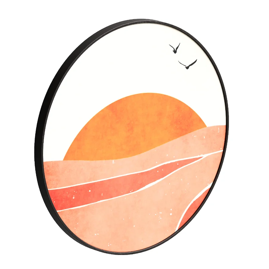 Sunset on Land painting - Image 1