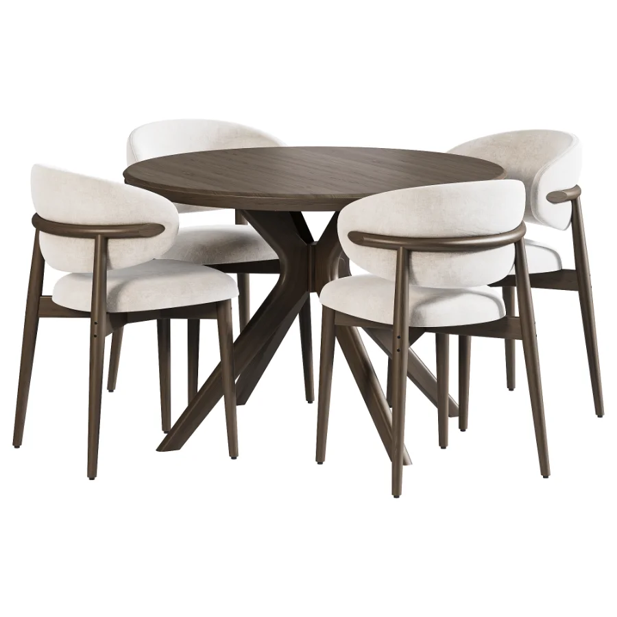 Ferrara Chair Leyptsig Dining Table - Image 1