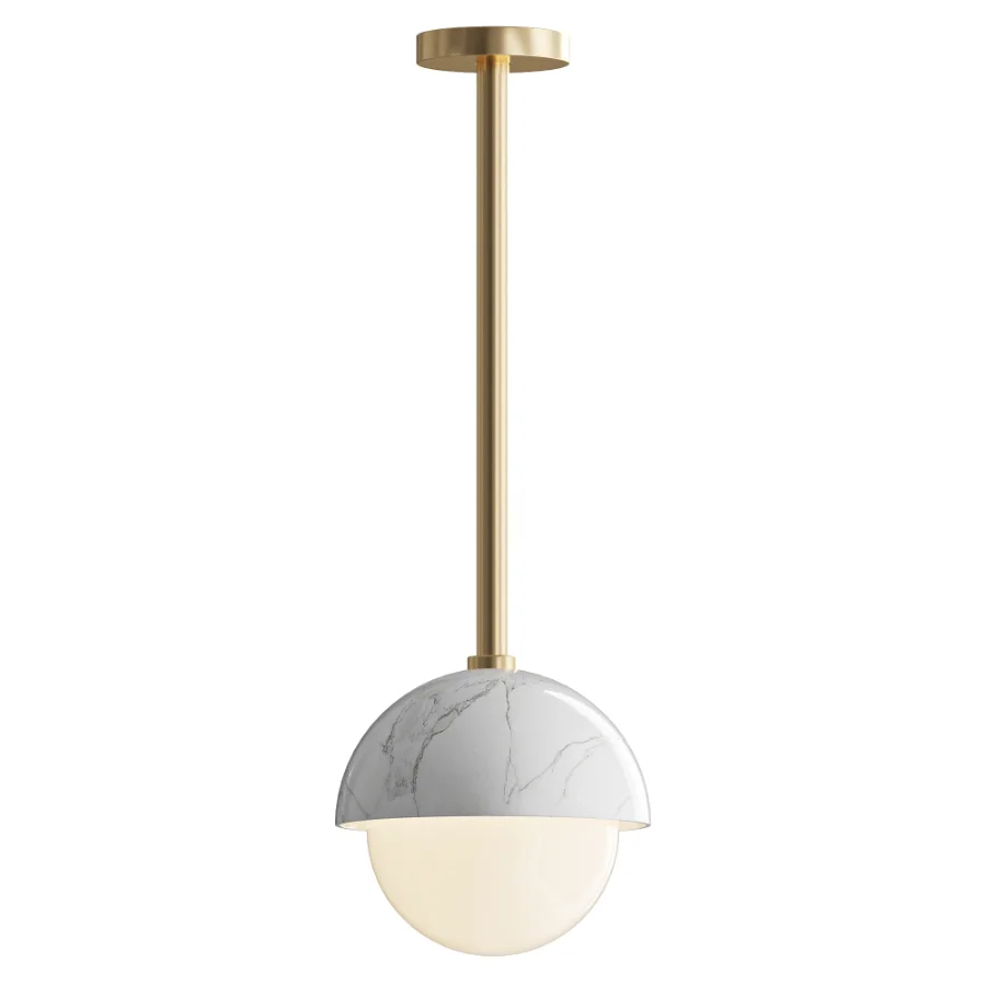 Polaris White Marble Pendant Lamp - Image 2