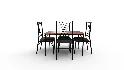 Kitchen Table and Chairs for 4 with Padded Seats - Thumbnail 7