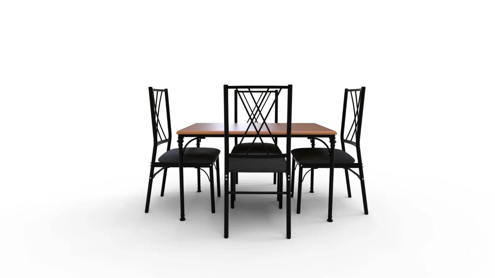 Kitchen Table and Chairs for 4 with Padded Seats - Image 7