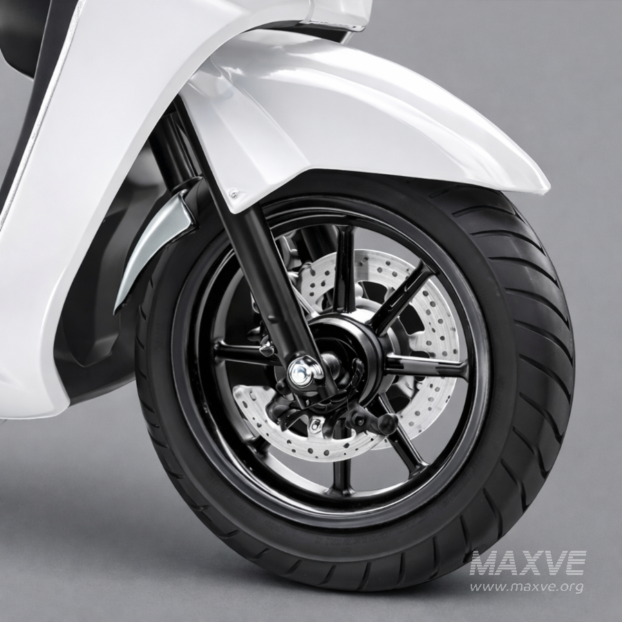 Modern White Electric Scooter - Image 9