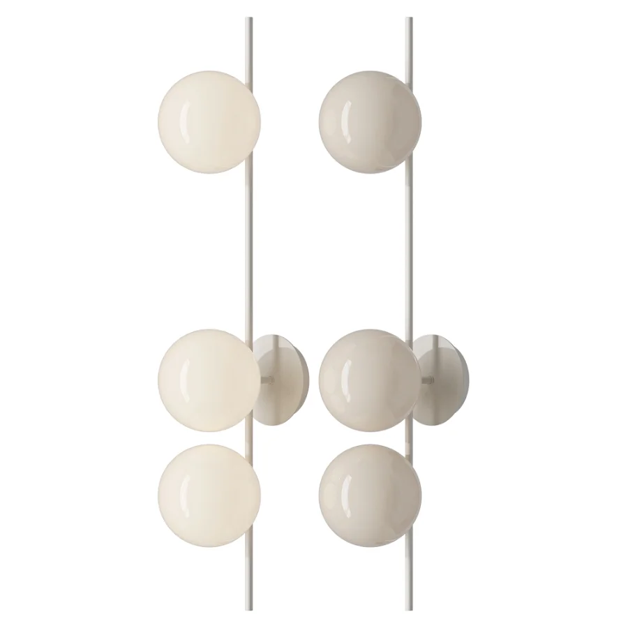 Atlanta wall and ceiling light made of opal glass - Image 1