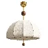 Vintage Floral Pattern Fabric Dome Pendant Light - Thumbnail 3