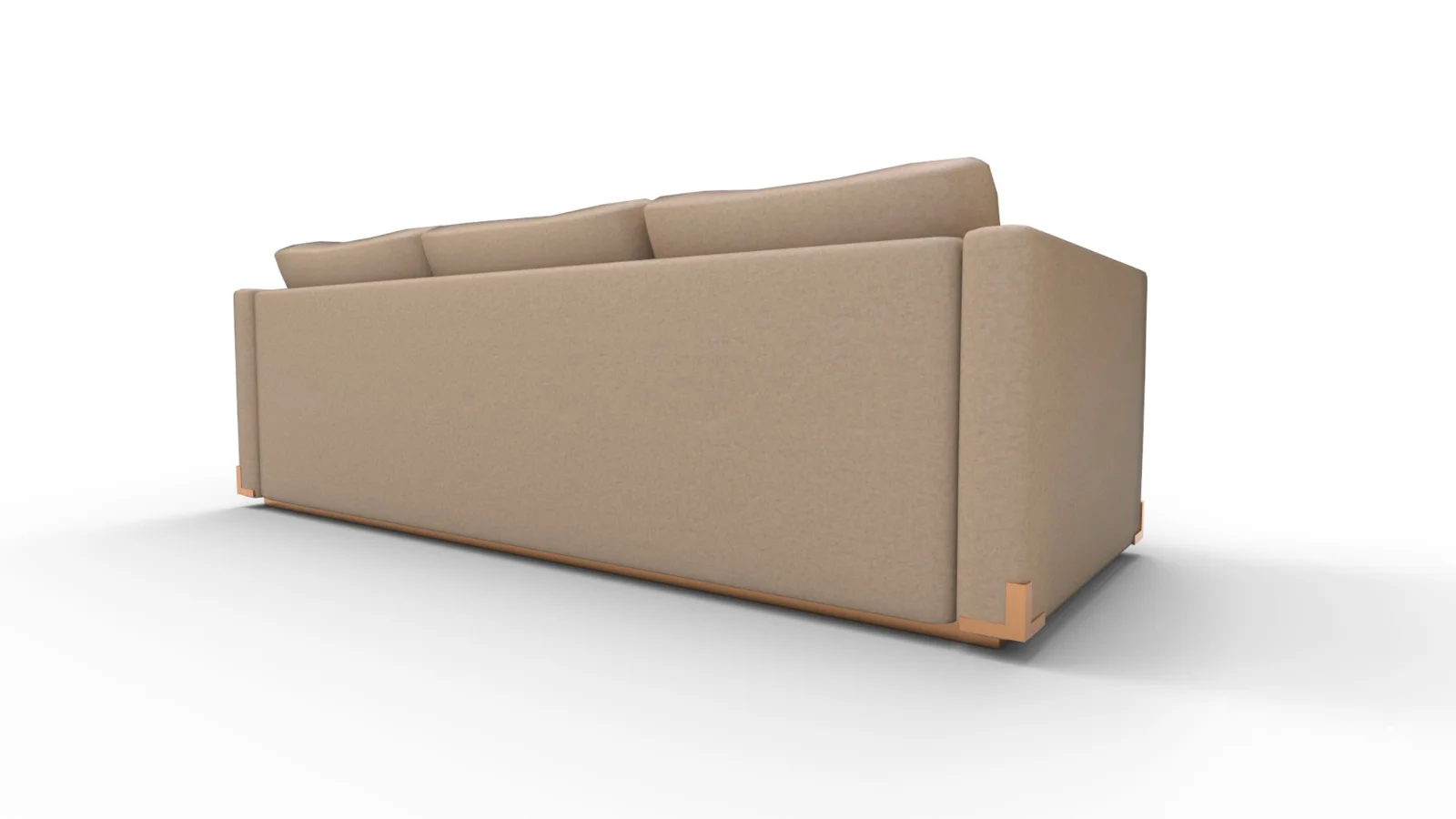 WALKER SOFA FAWN VELVET - Image 3