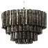 Murano Glass Cylinder Chandelier Fumato EL152 - Thumbnail 3