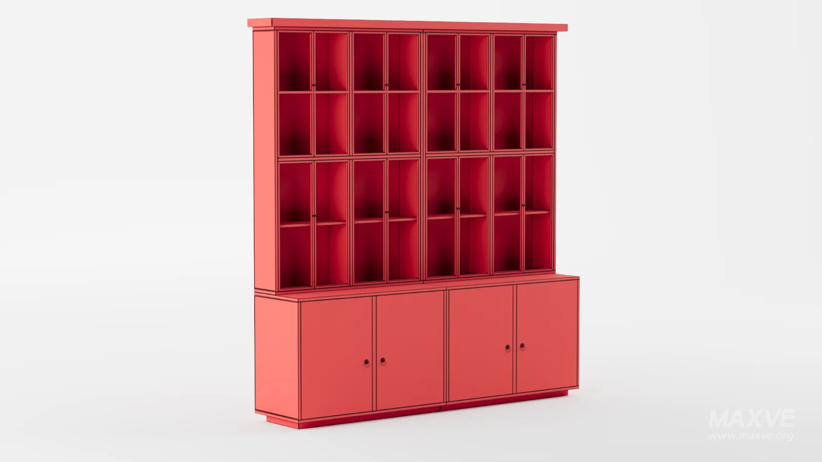 Sarreid Ltd Corner China Cabinet - Image 7