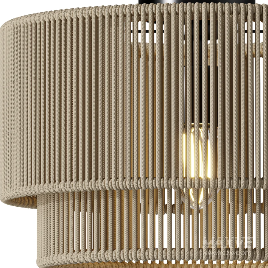 Cecillia ceiling light made of jute - Image 3