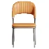 Contemporary Low Back Faux Leather Dining Chair - Thumbnail 2