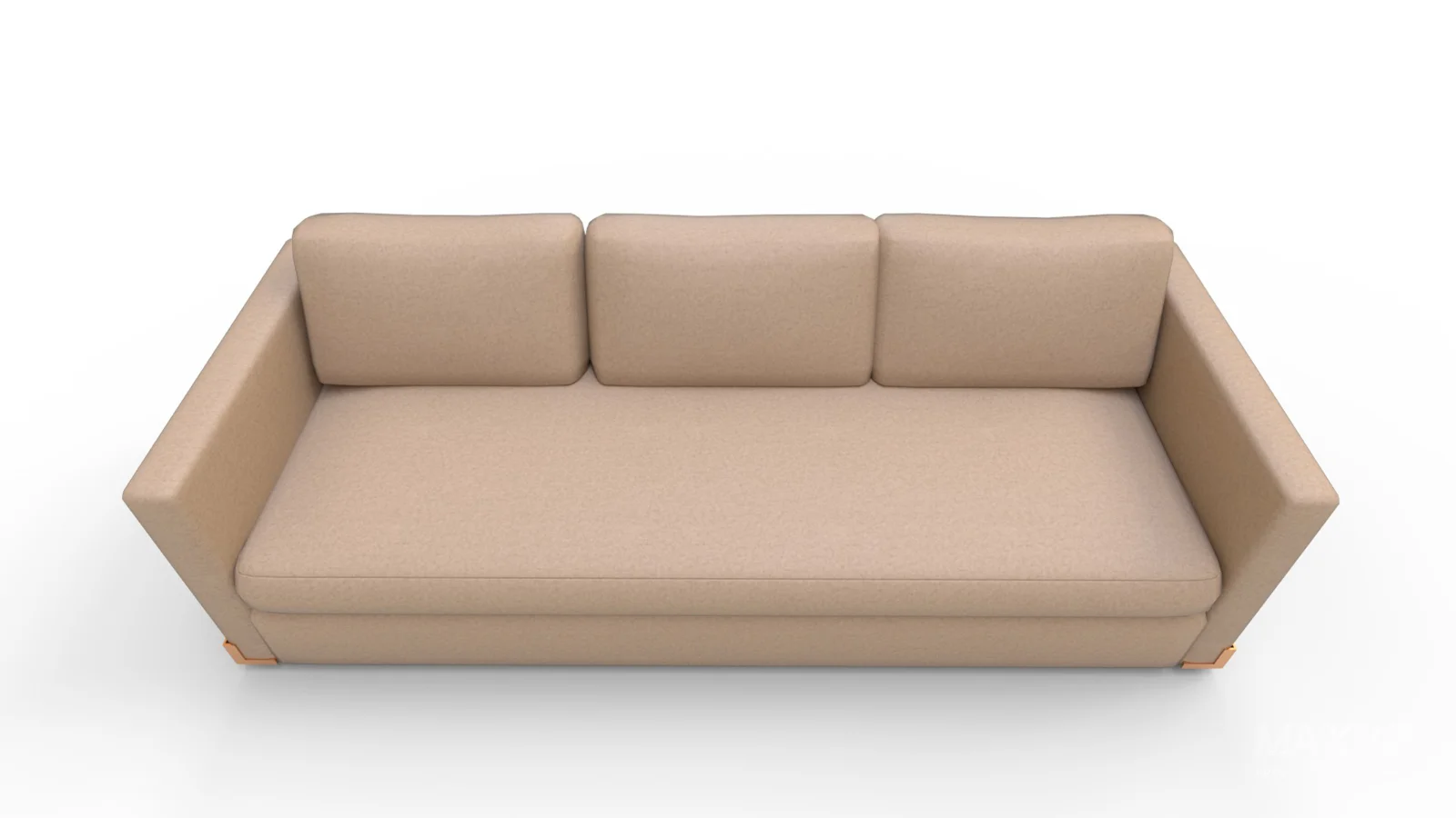 WALKER SOFA FAWN VELVET - Image 5