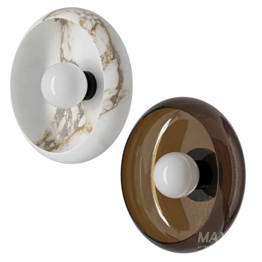 Alistair Retro Glass Bowl Shaped Wall Sconce - Image 3