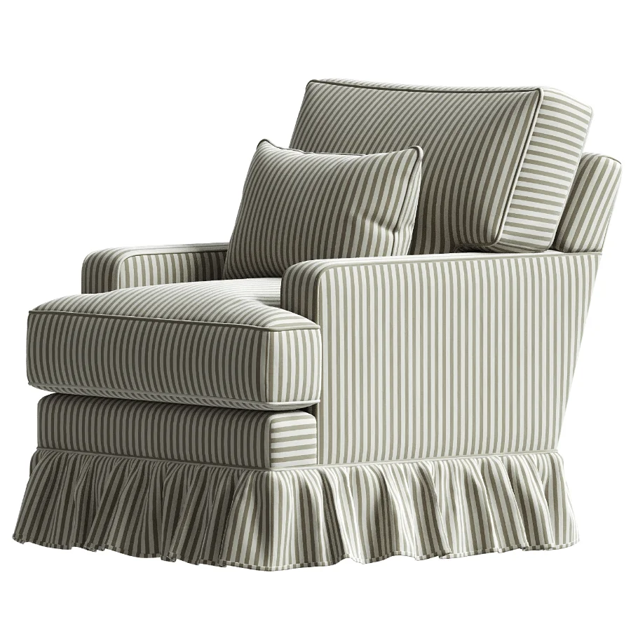 Westbury Ruffle Swivel Glider - Image 4