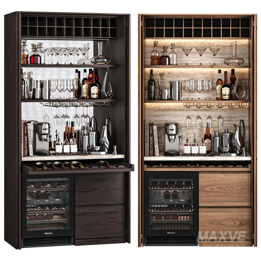 Hidden built in cabinet coffee bar3 - Image 4
