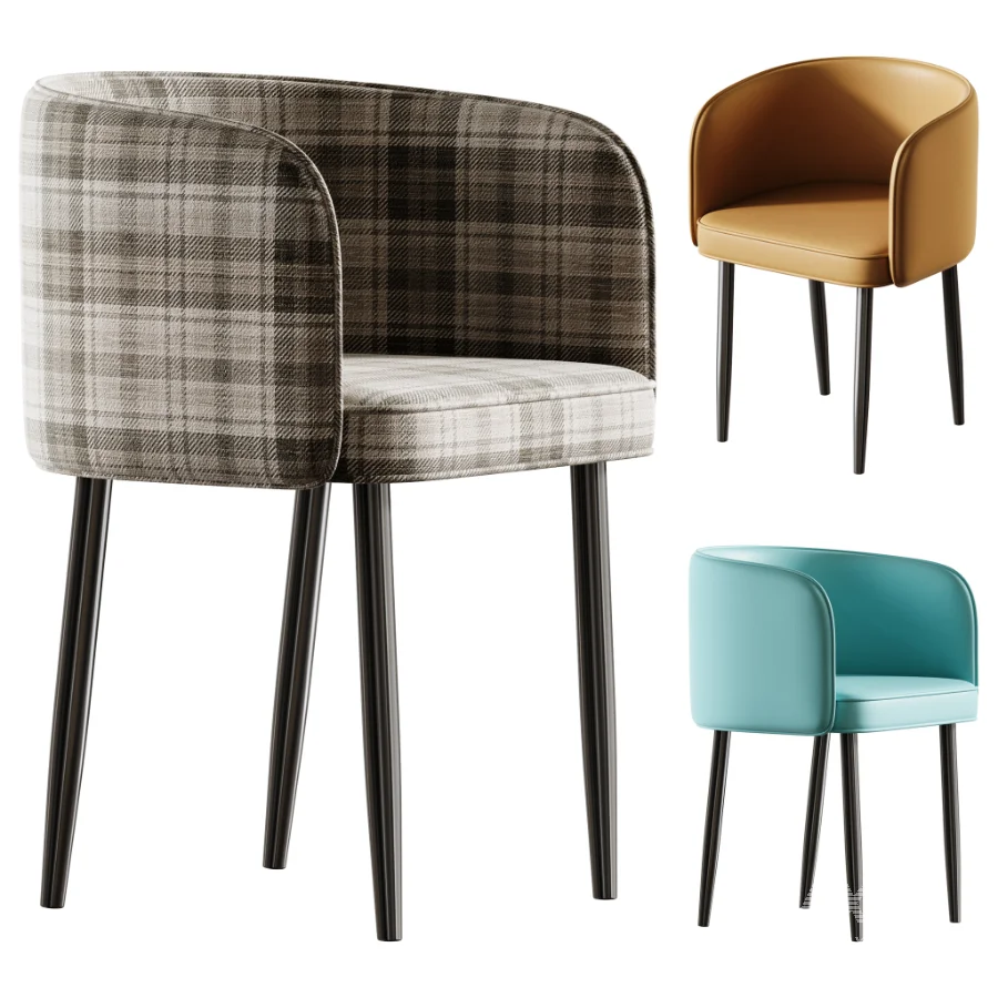 Arm Chair with Imperforate Back - Image 1