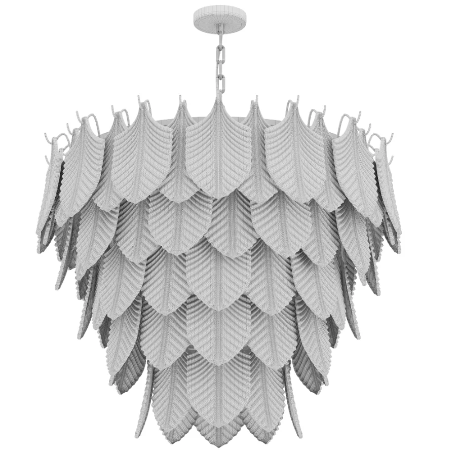 Verbier Brass Chandelier Ceiling Light - Image 3