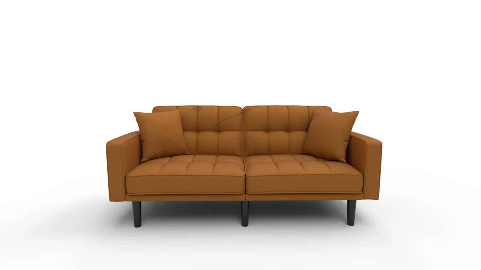 Stoa Paris Amber Brown 2 Seater Recharge Sofa - Image 2