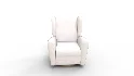 Seesaw Cream Boucle Power Recliner Chair - Thumbnail 7