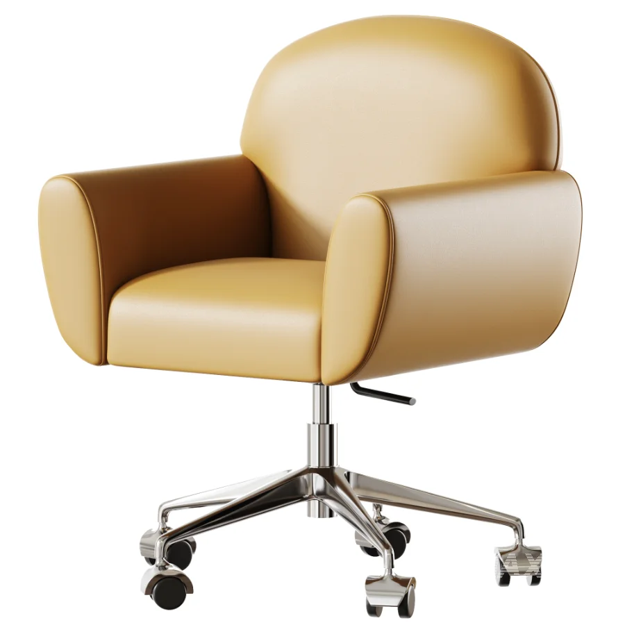 Chrome Office Chair - Image 4